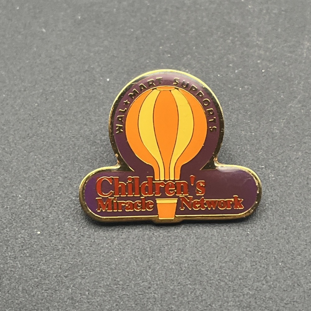 Walmart Supports Children’s Miracle Network Hot Air Balloon Lapel Hat Pin